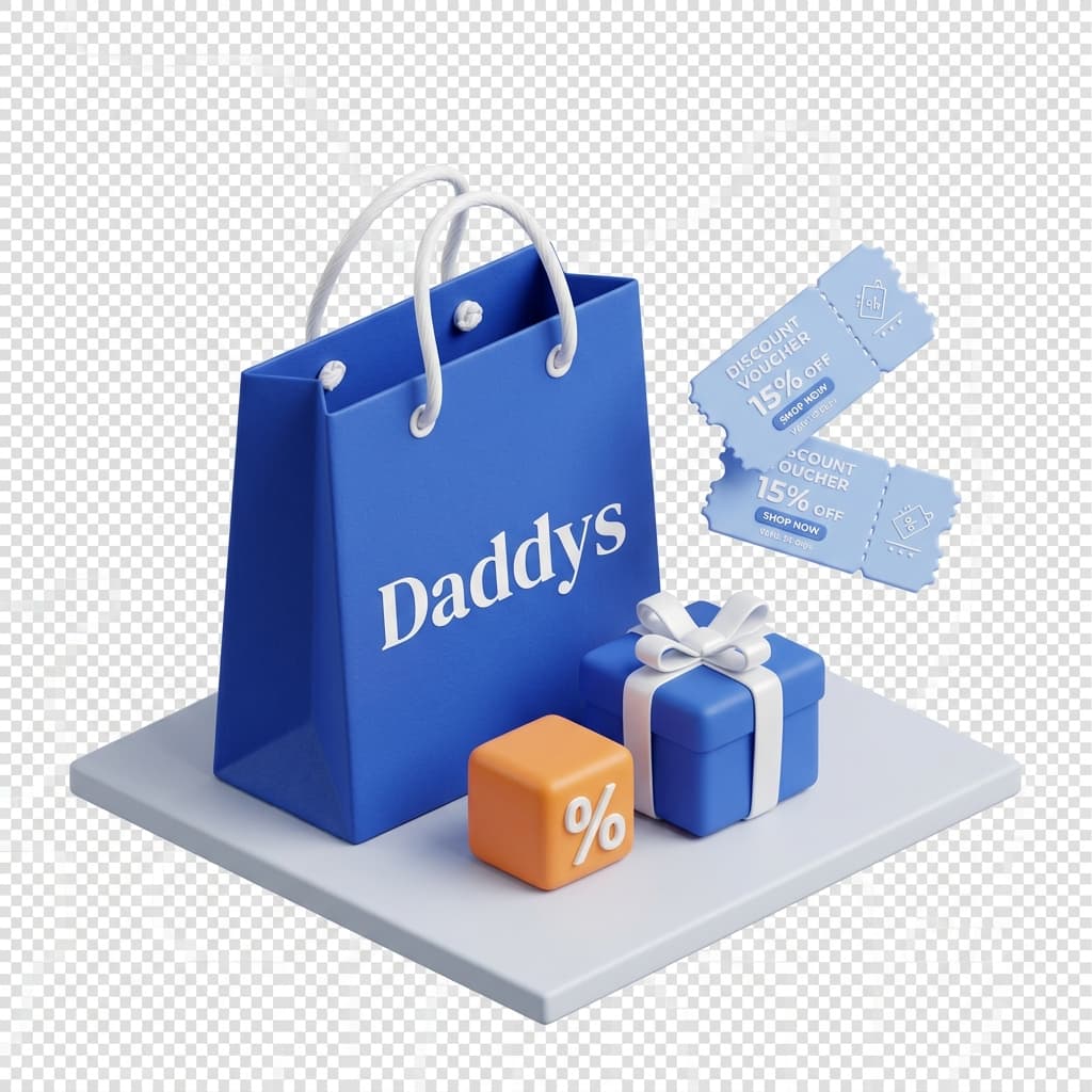 Daddys 3D Shopping Bag & Rewards