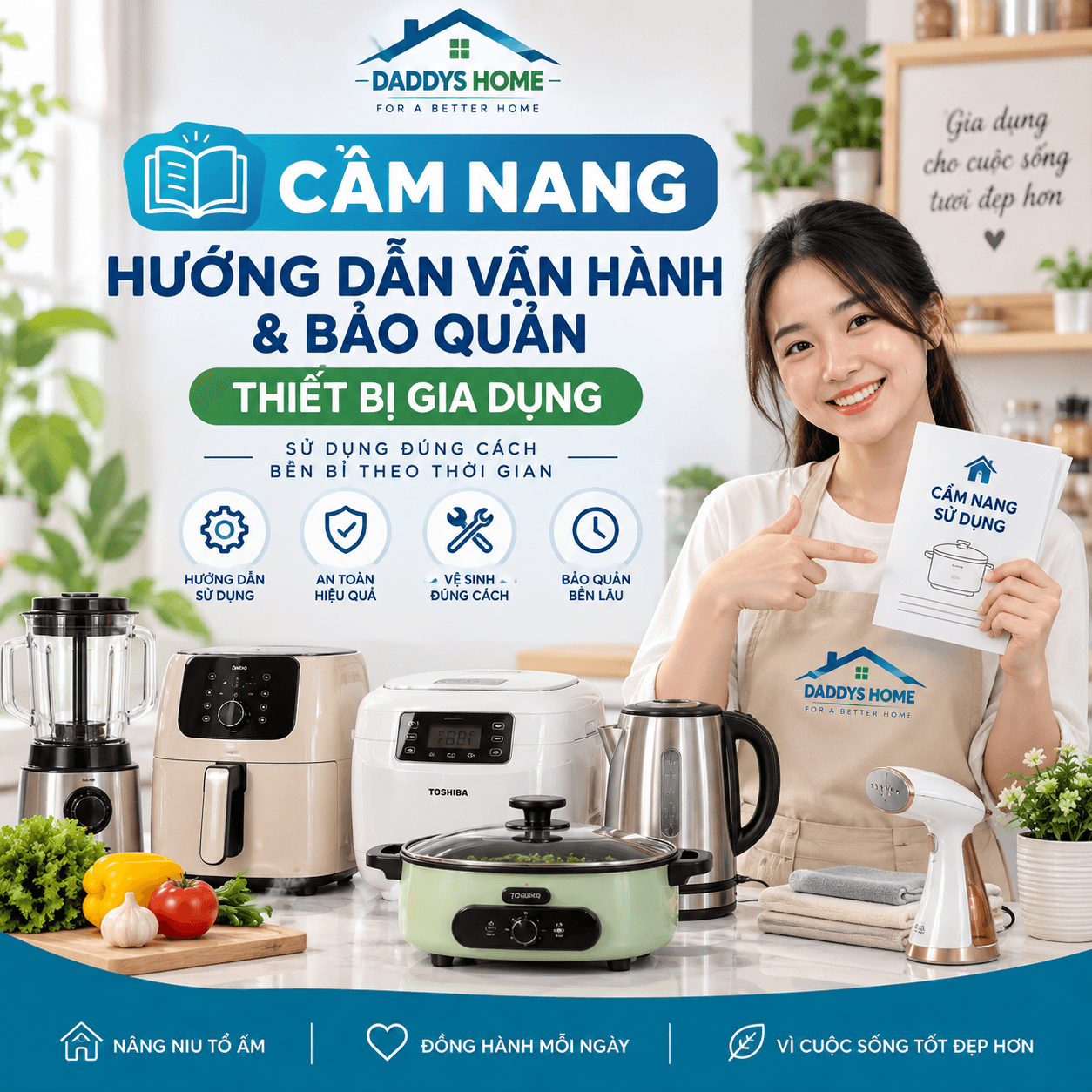 Cẩm Nang Hướng Dẫn Vận Hành & Bảo Quản Thiết Bị Gia Dụng