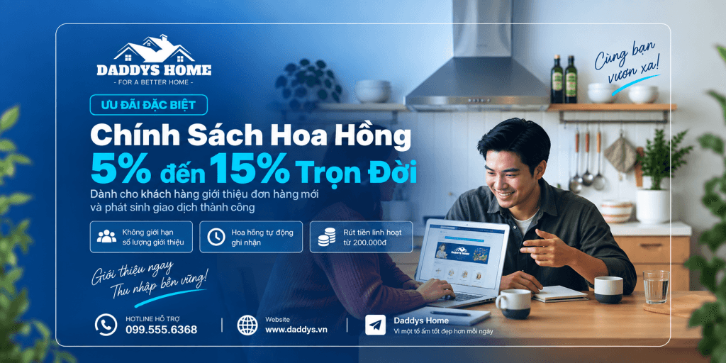 Chính Sách Hoa Hồng Tiếp Thị Liên Kết (Affiliate) Daddys.vn