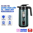 Ấm Siêu Tốc GUGKDD ST21 3L – Inox 304, Đun Nhanh, Giữ Nhiệt, Tự Ngắt Khi Sôi