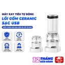 Máy Xay Tiêu Điện Đa Năng – Lõi Gốm Ceramic, Sạc USB, Điều Chỉnh Độ Mịn, Xay Gia Vị Tự Động