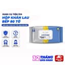 Hộp Khăn Lau Bếp 80 Tờ, Khăn Lau Đa Năng Dùng Cho Nhà Bếp
