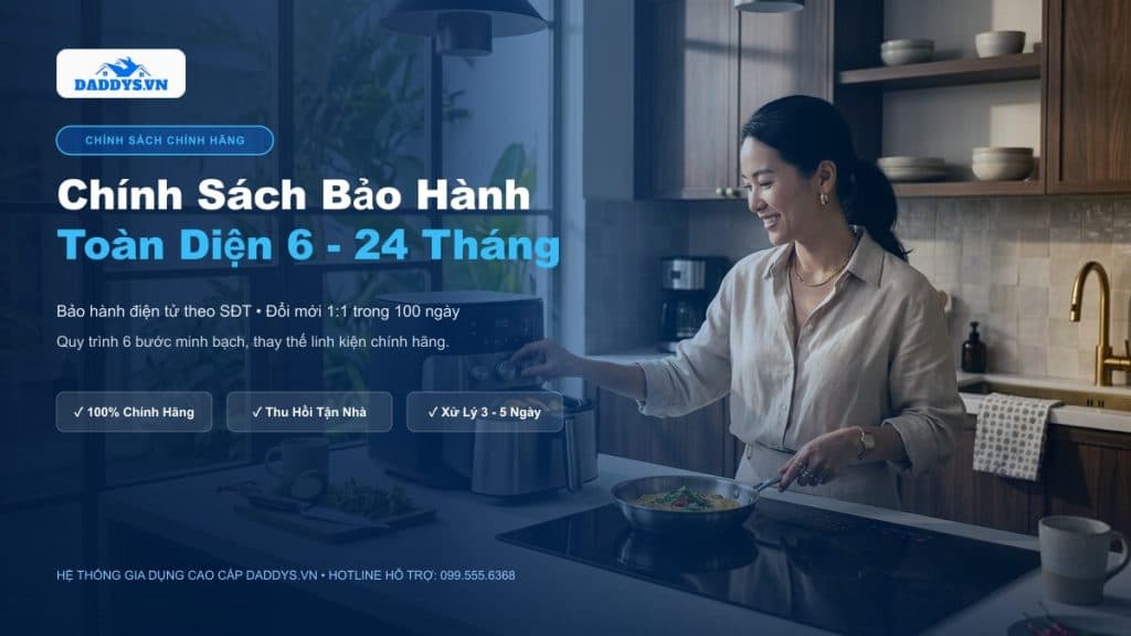 Chính Sách Bảo Hành Chính Hãng & Quy Trình 6 Bước Minh Bạch