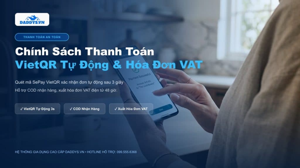 Chính Sách Thanh Toán An Toàn & Xuất Hóa Đơn VAT Điện Tử