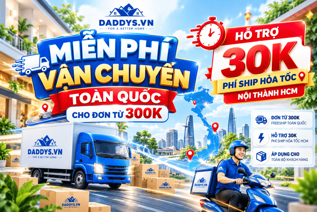 DADDY’S HOME – MIỄN PHÍ VẬN CHUYỂN TOÀN QUỐC CHO ĐƠN TỪ 300K