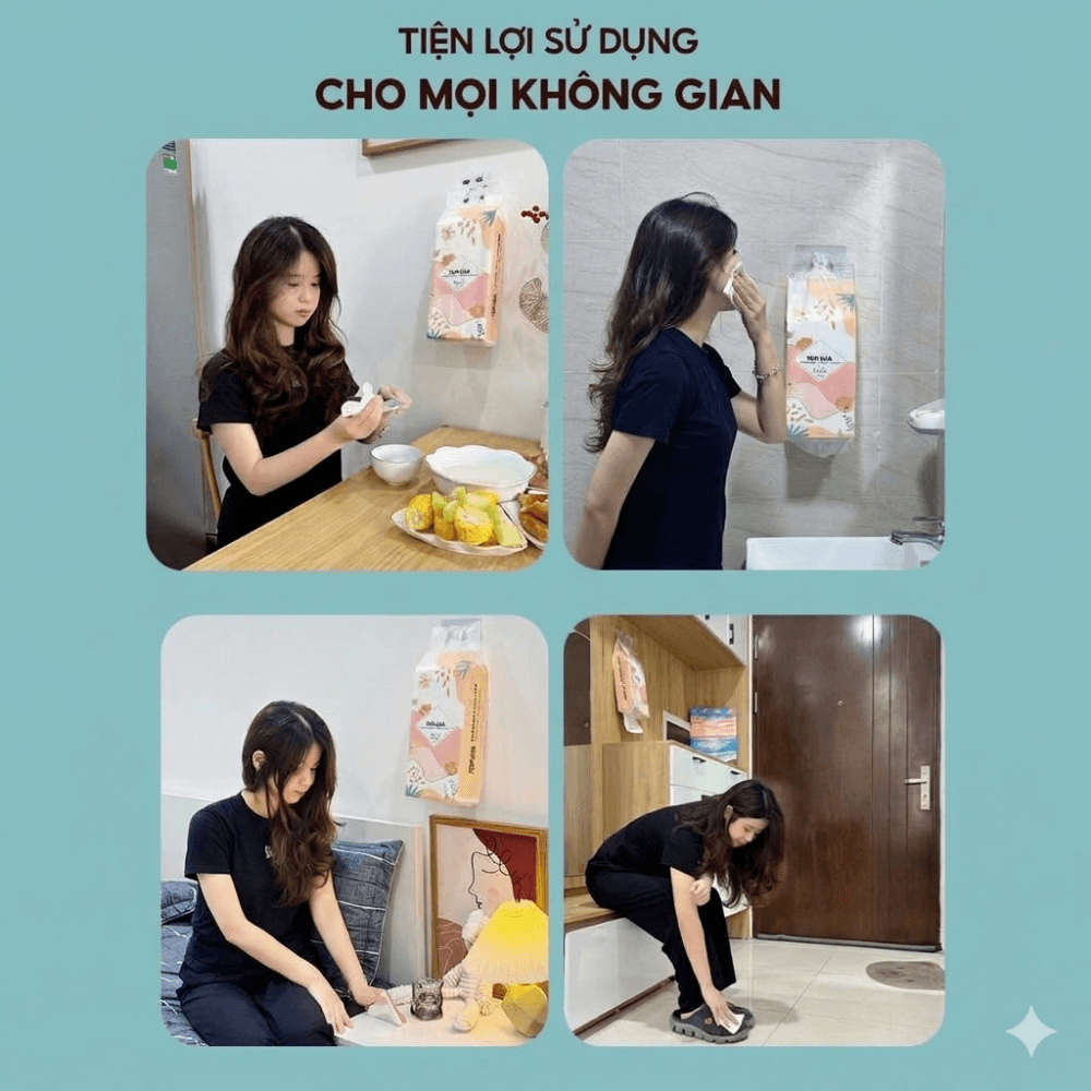 Giấy Vệ Sinh Rút Đáy Tiểu Hạ TOPGIA, Giấy Treo Tường Mềm Mịn Thấm Hút Tốt Dùng Cho Gia Đình