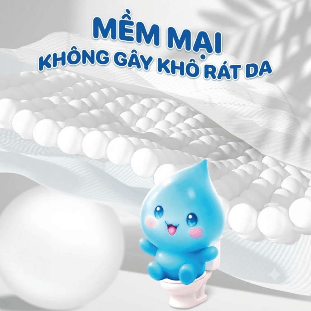 Giấy Vệ Sinh Tan Trong Nước MELTO, Giấy Cuộn Mềm Mịn Dễ Phân Rã Thấm Hút Tốt Dùng Cho Gia Đình