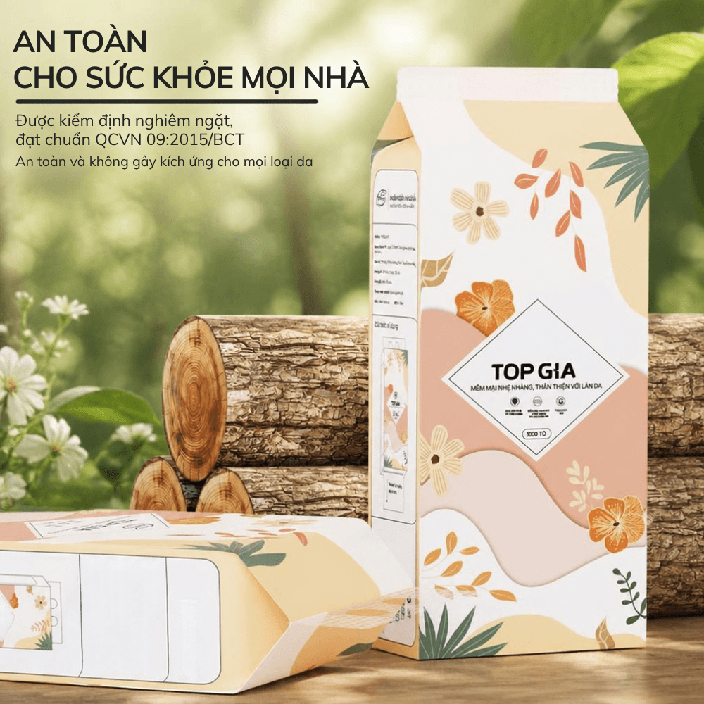 Giấy Vệ Sinh Rút Đáy Tiểu Hạ TOPGIA, Giấy Treo Tường Mềm Mịn Thấm Hút Tốt Dùng Cho Gia Đình