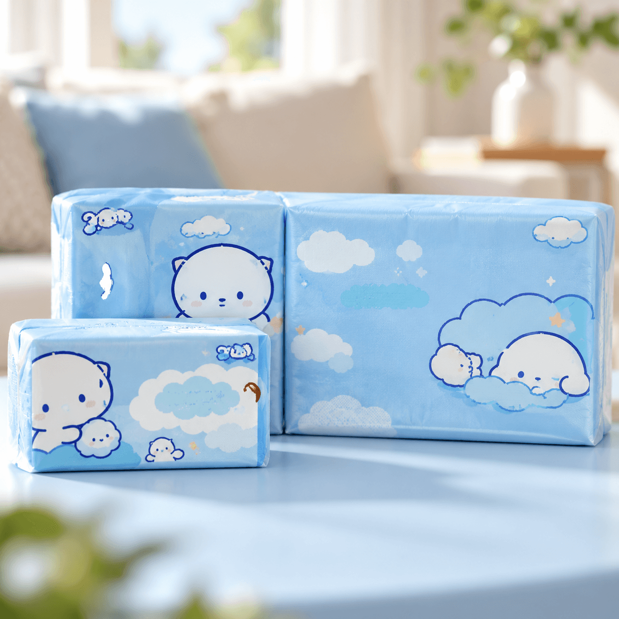 Khăn Giấy Mini Bịch 8 Gói, Giấy Ăn Bỏ Túi Nhỏ Gọn Tiện Lợi