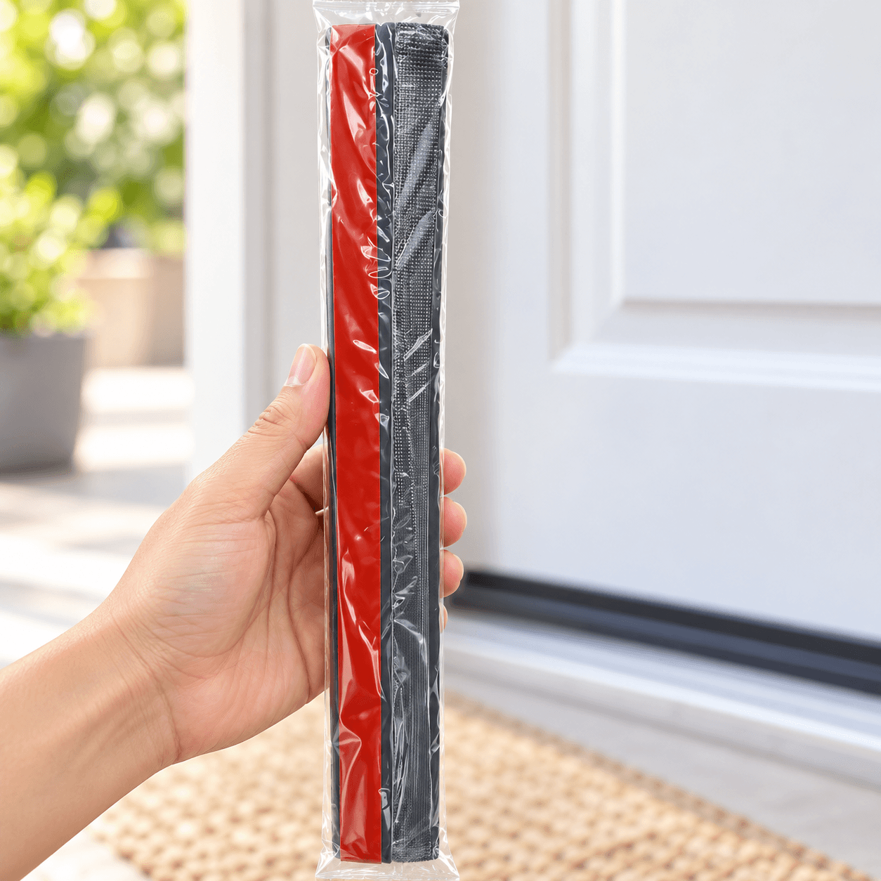 Ron Chắn Cửa Màu Xám, Ron Chặn Khe Cửa Hạn Chế Bụi, Côn Trùng Tiện Lợi