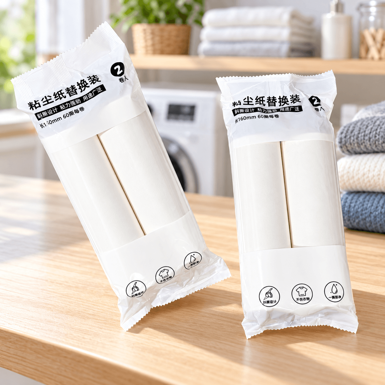 Set 2 Lõi Lăn Bụi 16cm, Lõi Thay Thế Cây Lăn Bụi