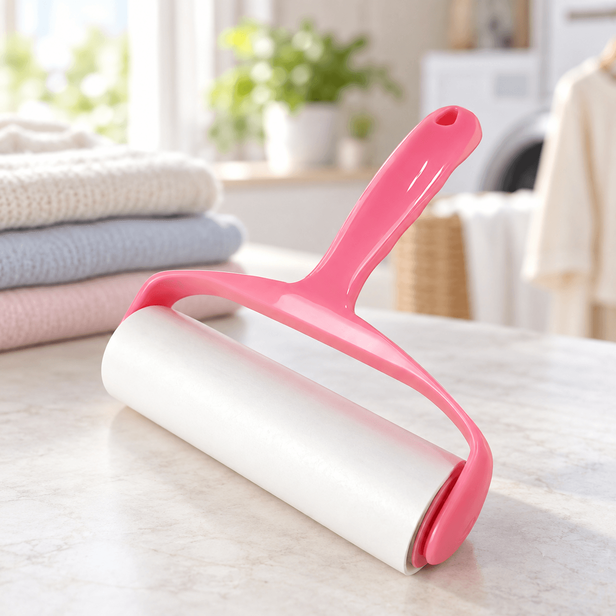 Cây Lăn Bụi 16cm Có Lõi, Cây Lăn Làm Sạch Quần Áo Sofa Chăn Ga