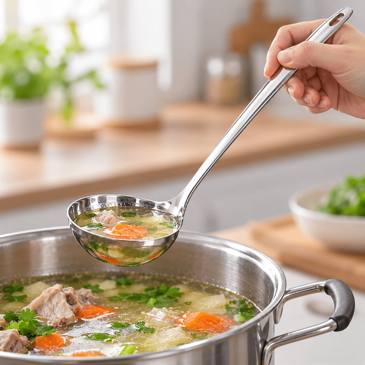 Vá Canh Table Ware 27cm, Muôi Múc Canh Nhà Bếp