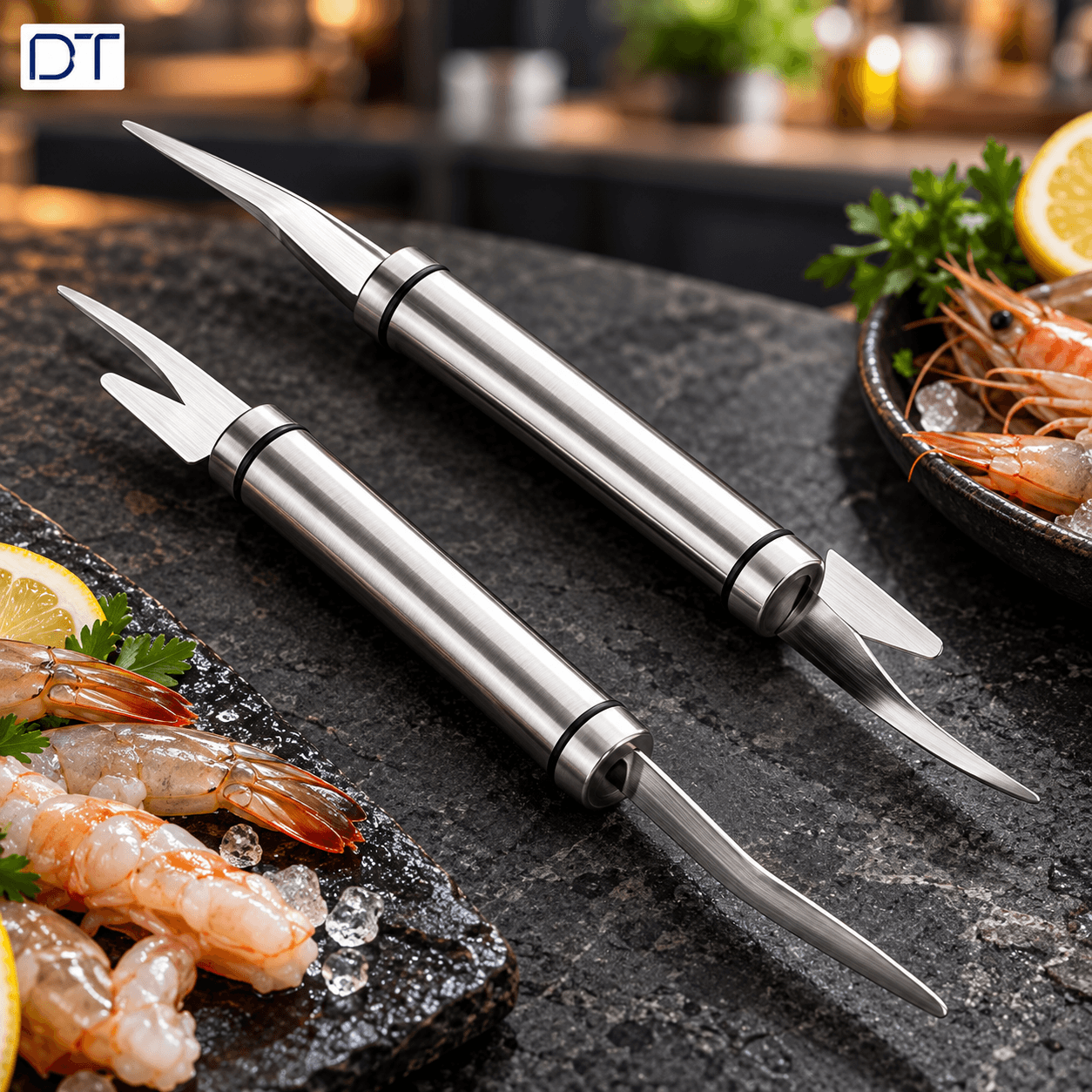 Dụng Cụ Lột Vỏ Tôm, Dao Tách Vỏ Tôm Nhà Bếp Tiện Lợi