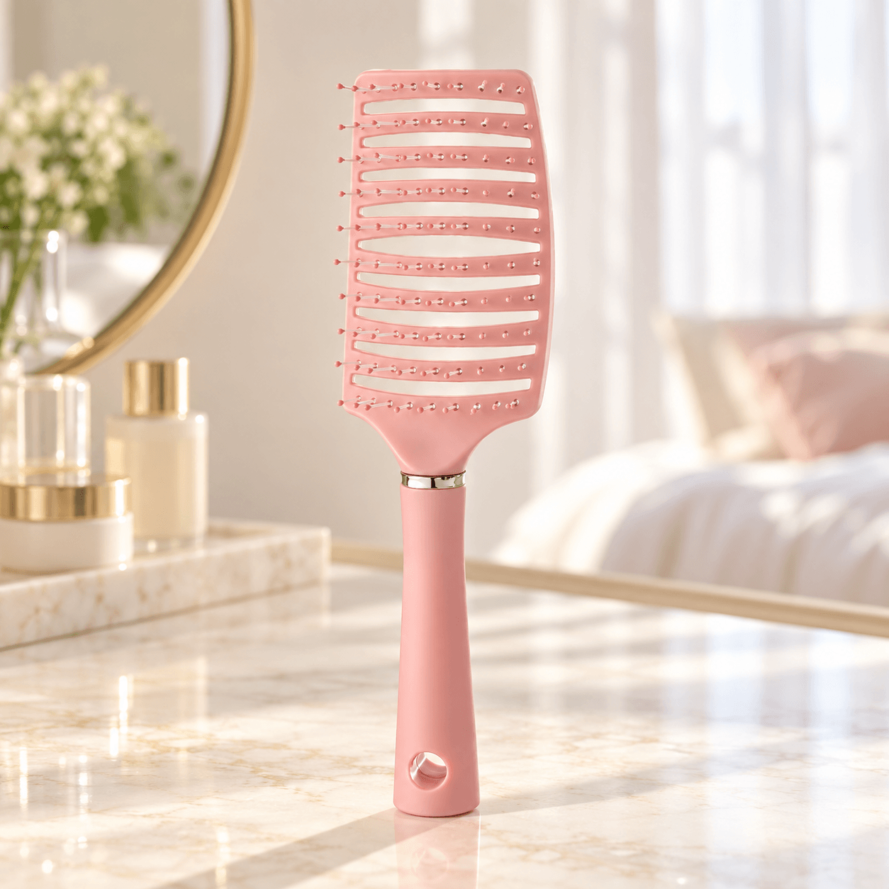 Lược Sấy Phồng Tóc Gỡ Rối, Lược Tạo Kiểu Tóc Đa Năng