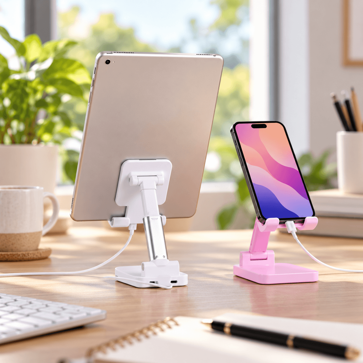 Giá Đỡ Điện Thoại Gấp Gọn, Kệ Để Điện Thoại Để Bàn Tiện Lợi