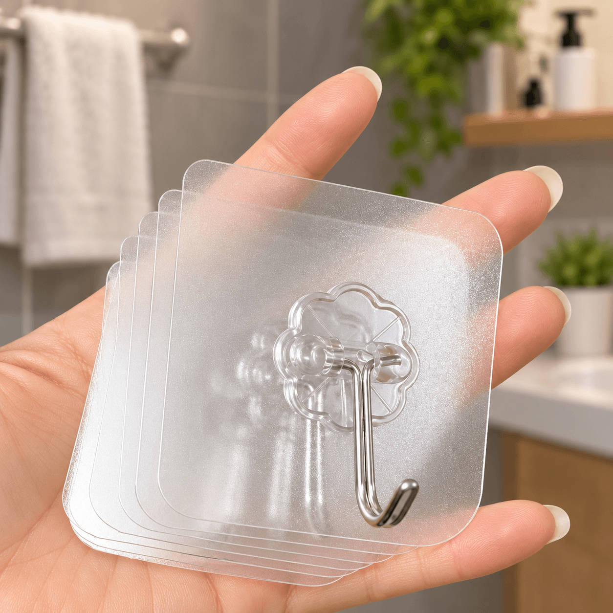 Miếng Dán Kệ Đơn, Miếng Dán Cố Định Kệ Không Khoan Tường