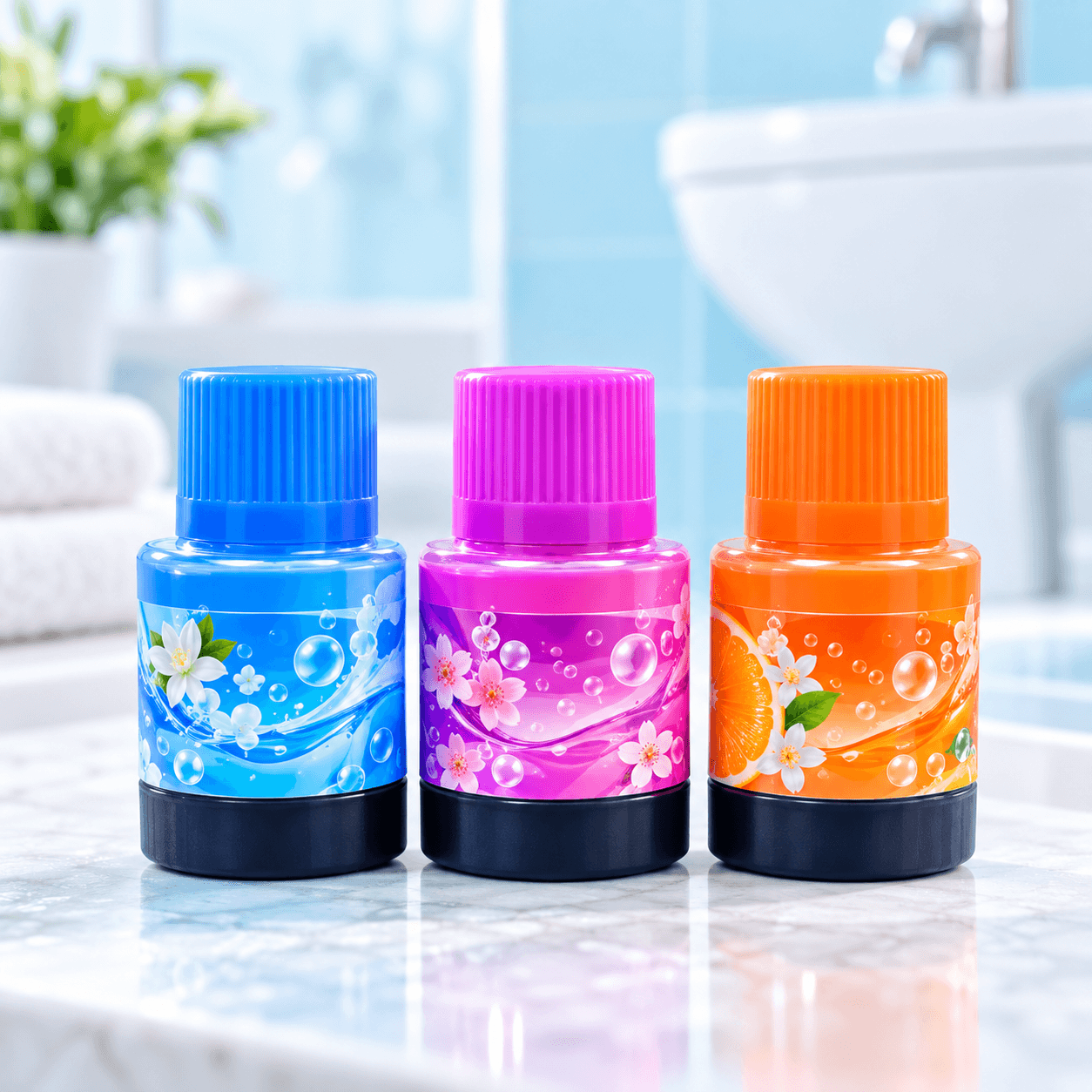 Chai Thả Bồn Cầu Hàn Quốc, Chai Vệ Sinh Bồn Cầu Khử Mùi Tiện Lợi