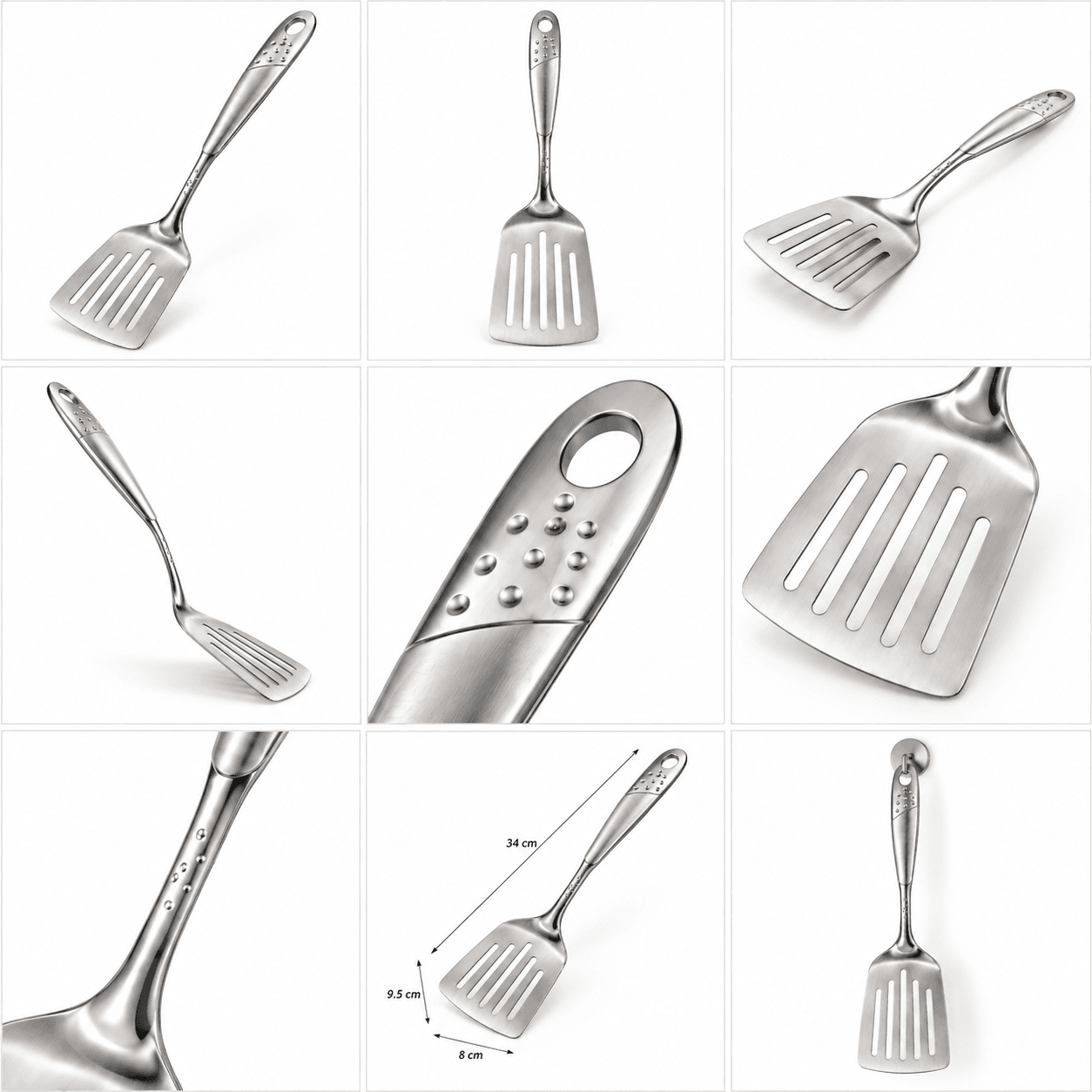 Xẻng Xào Có Khe TABLE WARE 27cm, Sạn Xào Nhà Bếp Đa Năng Tiện Lợi