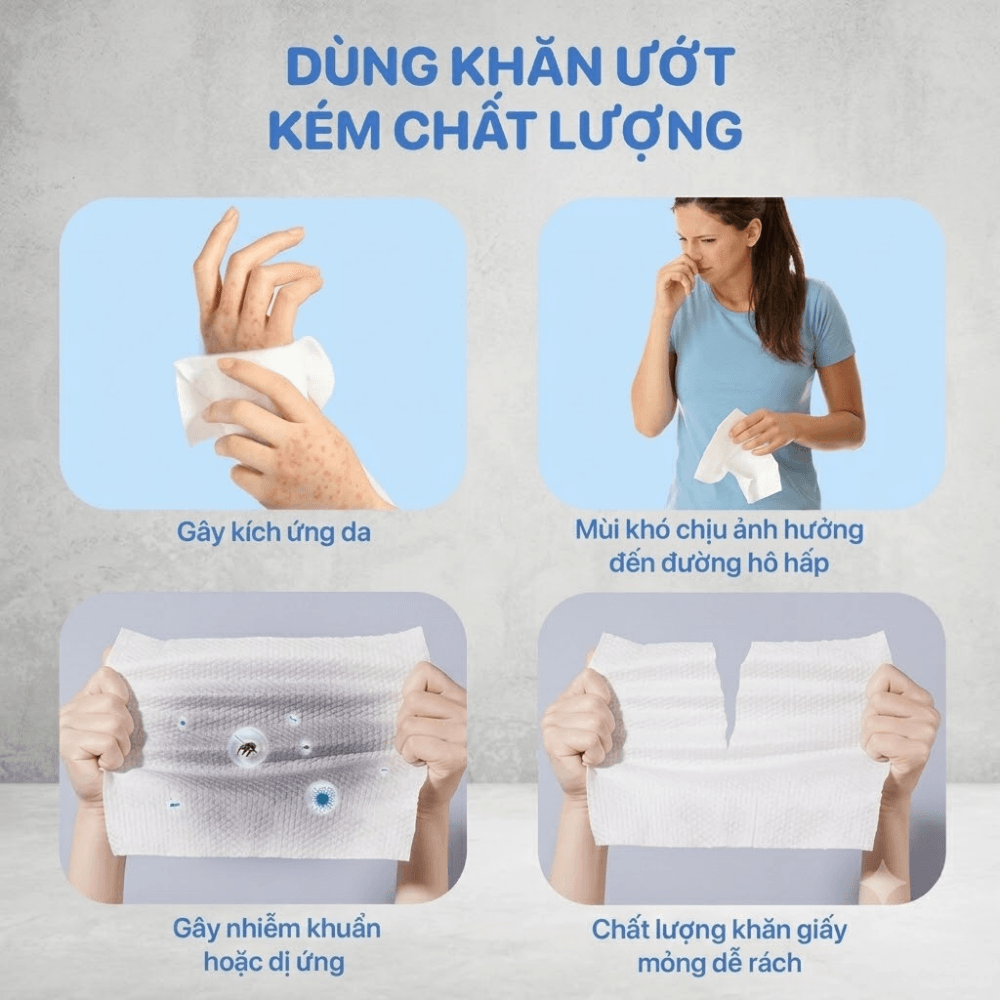 Khăn Ướt Ban Mai TOPGIA 80 Tờ, Khăn Giấy Ướt Mềm Mại Tiện Lợi Dùng Cho Gia Đình