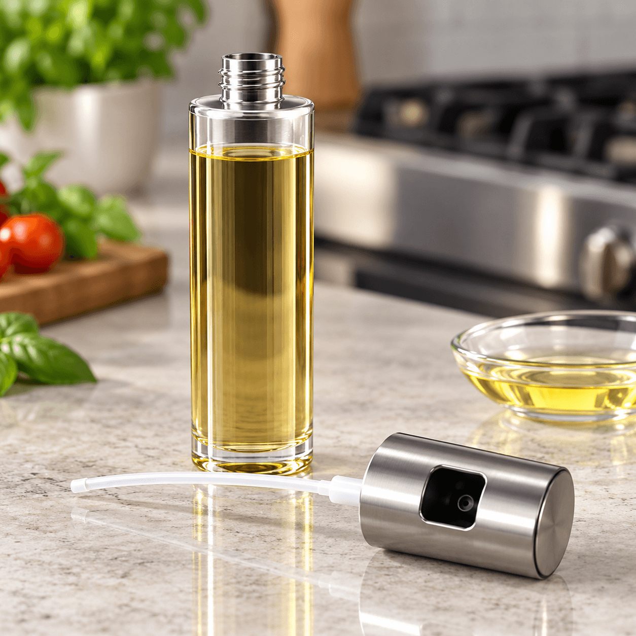 Chai Xịt Dầu Thủy Tinh, Bình Xịt Dầu Ăn Cho Nấu Nướng Nhà Bếp