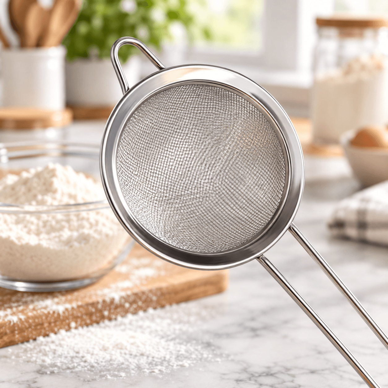 Rây Lọc Inox 12cm, Rây Lọc Thực Phẩm Nhà Bếp Đa Năng