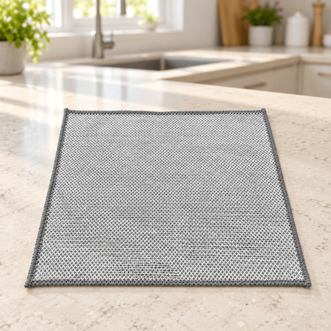 Khăn Rửa Chén 2 Lớp Kim Cương 20x20cm, Khăn Lau Bếp Đa Năng