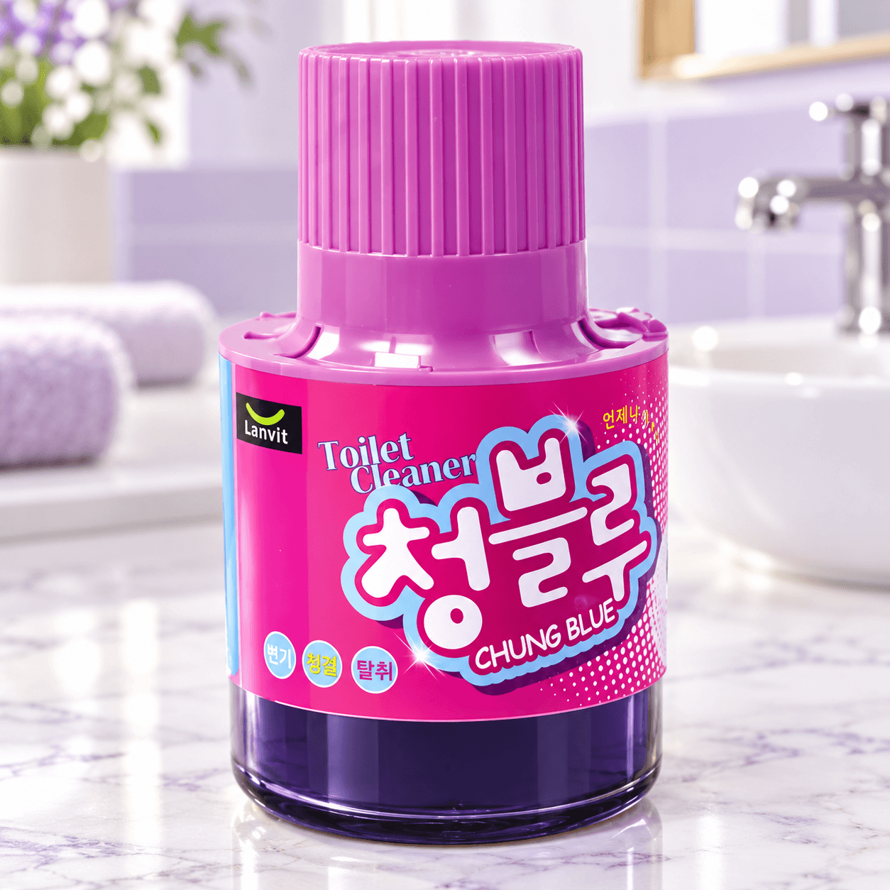 Chai Thả Bồn Cầu Hàn Quốc, Chai Vệ Sinh Bồn Cầu Khử Mùi Tiện Lợi
