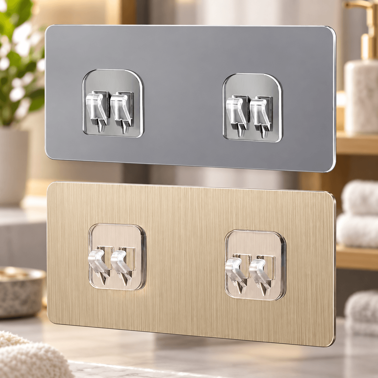 Miếng Dán Kệ Đôi, Miếng Dán Cố Định Kệ Không Khoan Tường