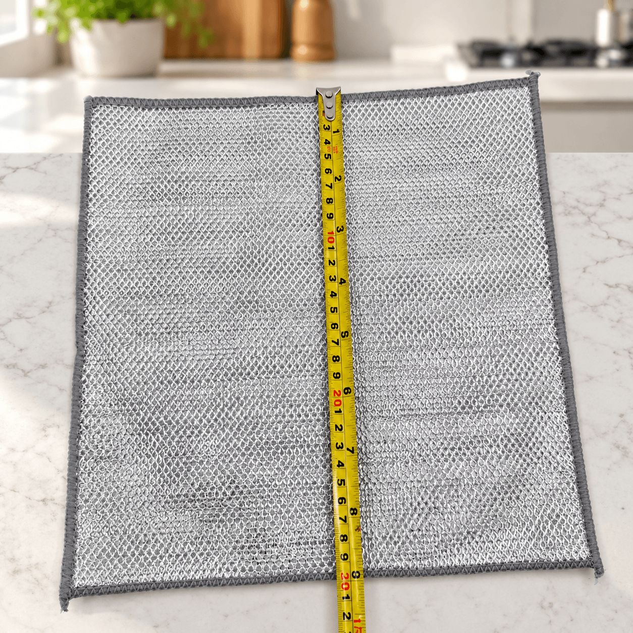 Khăn Rửa Chén 2 Lớp Kim Cương 20x20cm, Khăn Lau Bếp Đa Năng