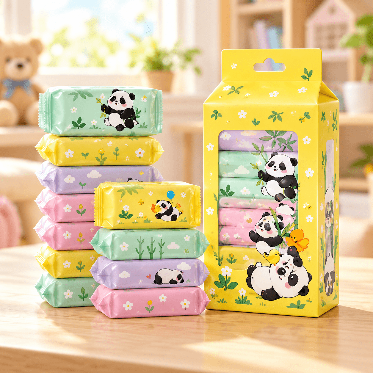 Khăn Giấy Mini Bịch 8 Gói, Giấy Ăn Bỏ Túi Nhỏ Gọn Tiện Lợi