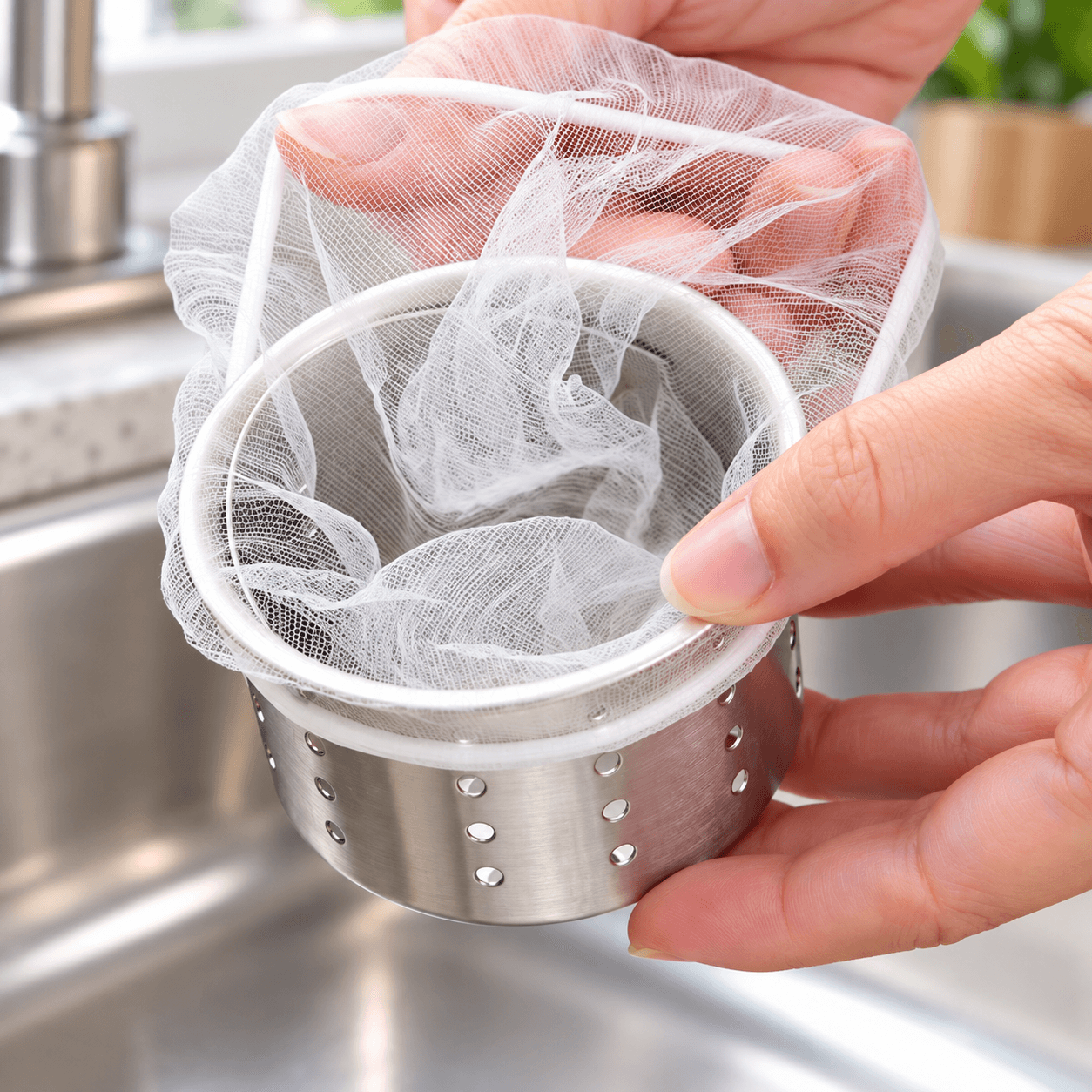 Túi 100 Lưới Lọc Rác Bồn Rửa Chén, Túi Lọc Rác Bồn Rửa Nhà Bếp