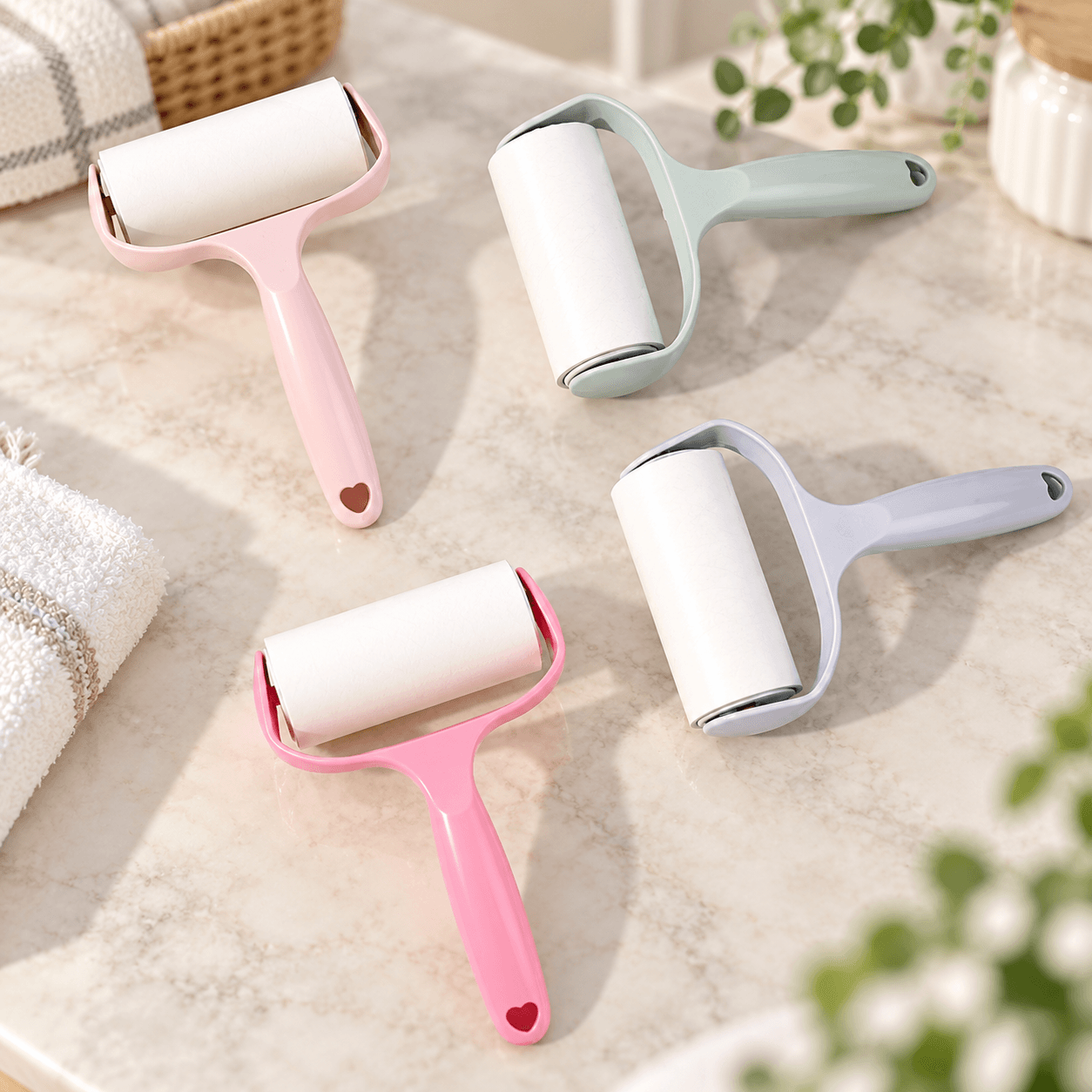Set 2 Lõi Lăn Bụi 10cm 30 Tờ, Lõi Thay Thế Cây Lăn Bụi