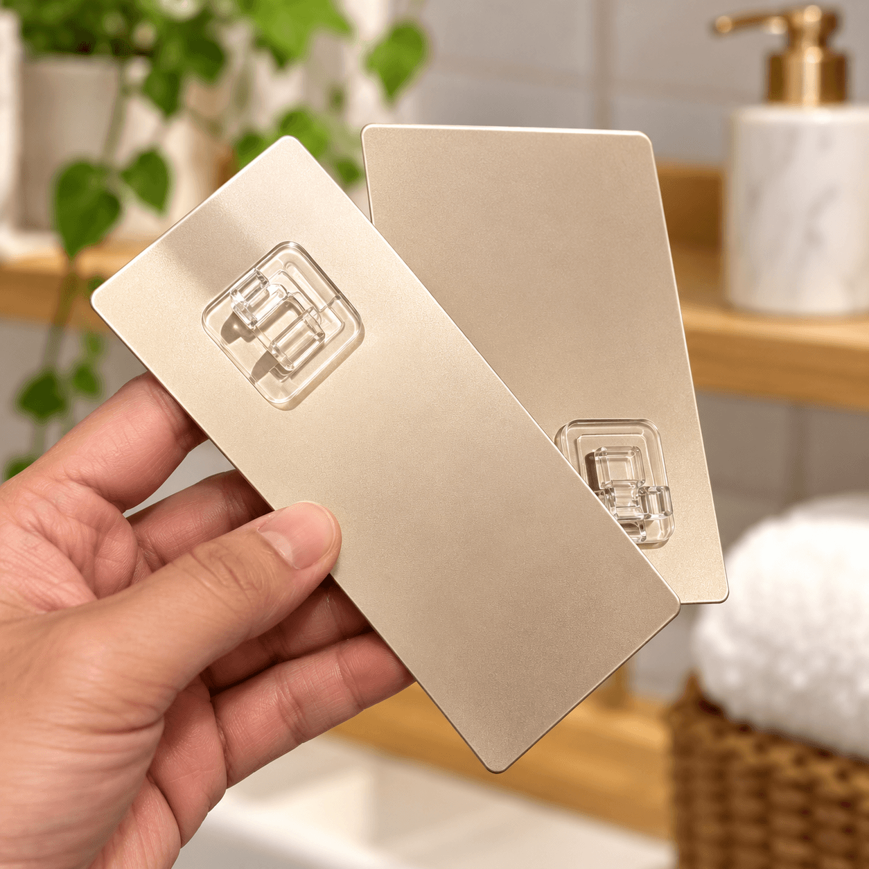Miếng Dán Kệ Đôi, Miếng Dán Cố Định Kệ Không Khoan Tường