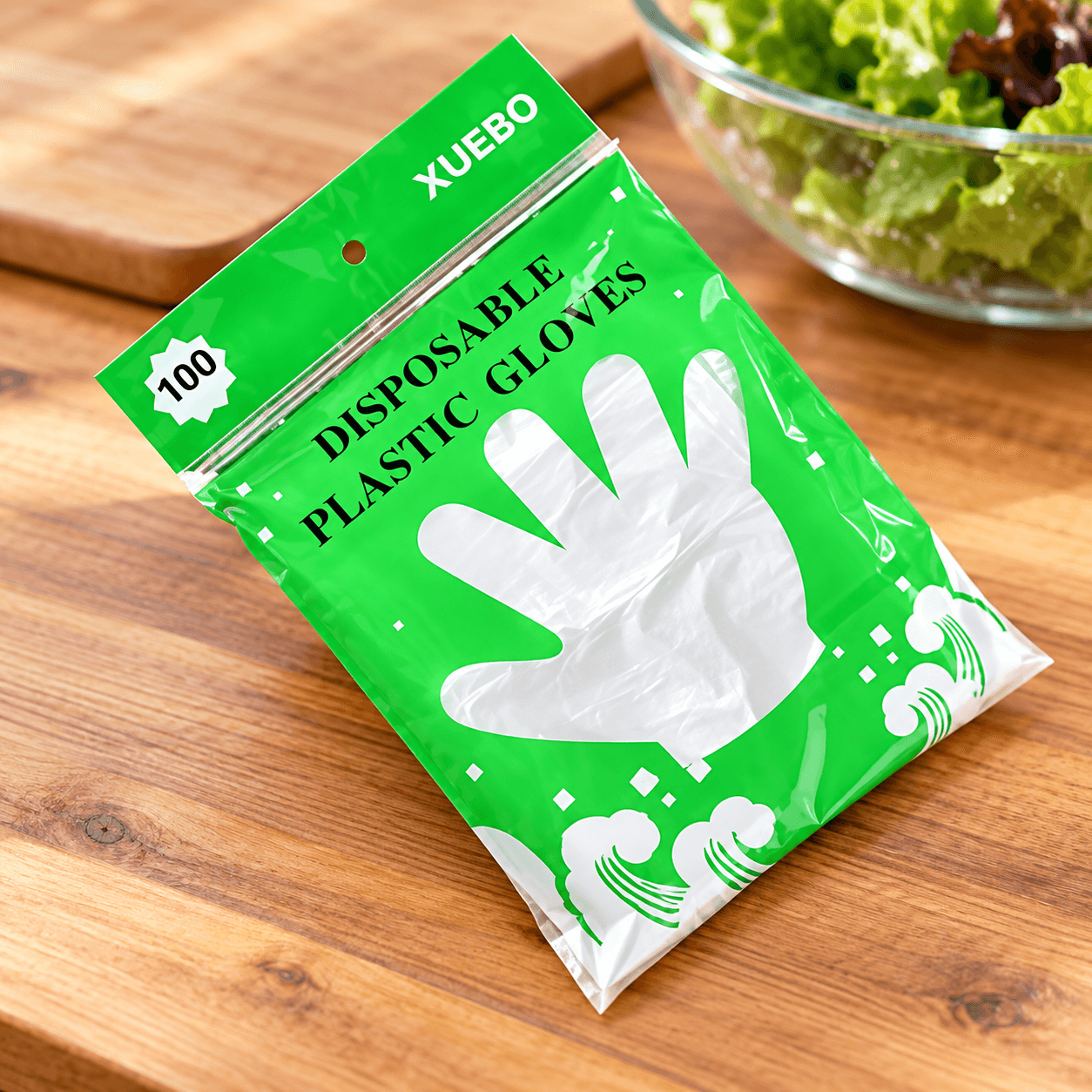 Bịch 100 Găng Tay Nilon, Găng Tay Dùng Một Lần Đa Năng