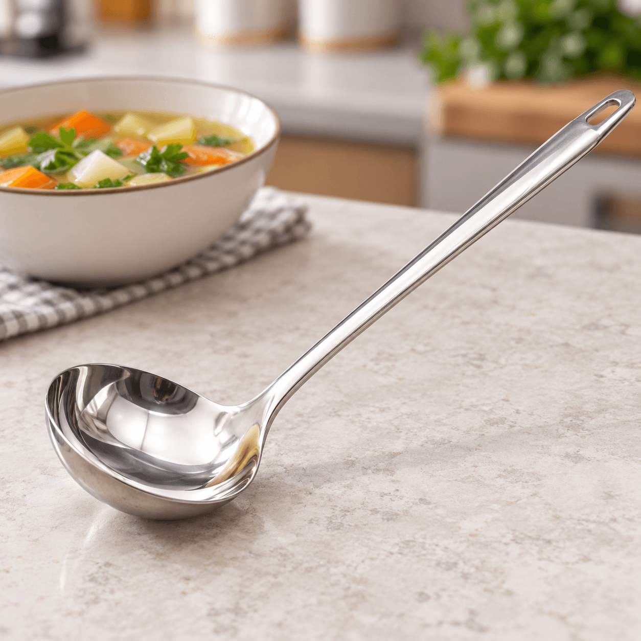 Vá Canh Table Ware 27cm, Muôi Múc Canh Nhà Bếp