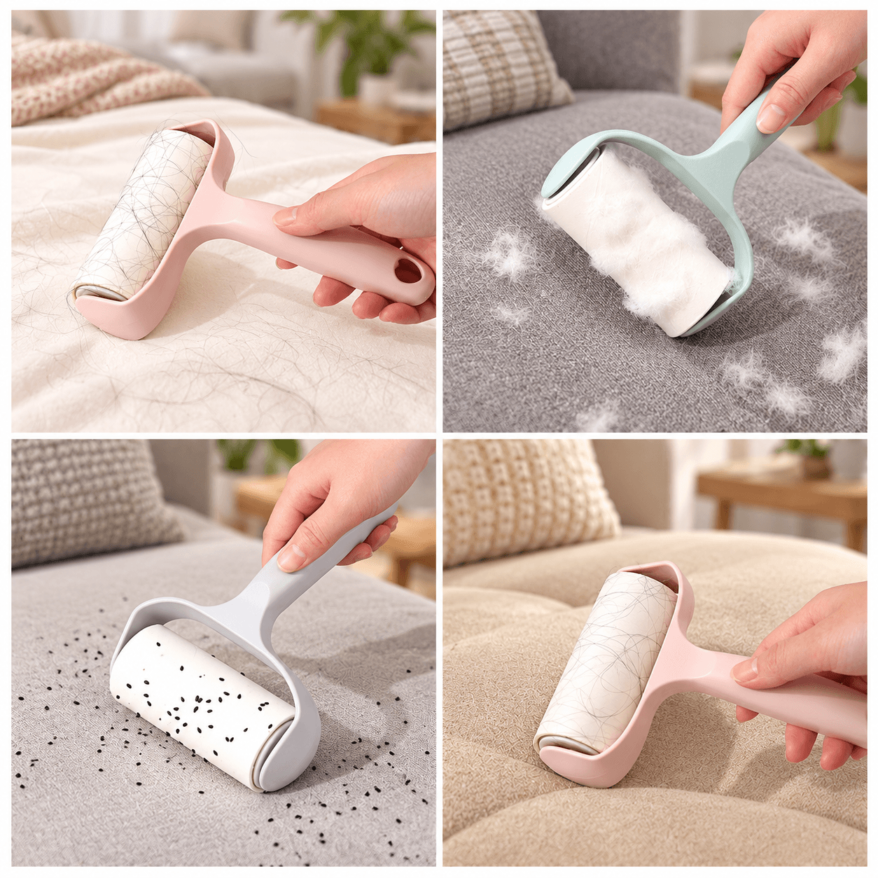 Set 2 Lõi Lăn Bụi 10cm 30 Tờ, Lõi Thay Thế Cây Lăn Bụi