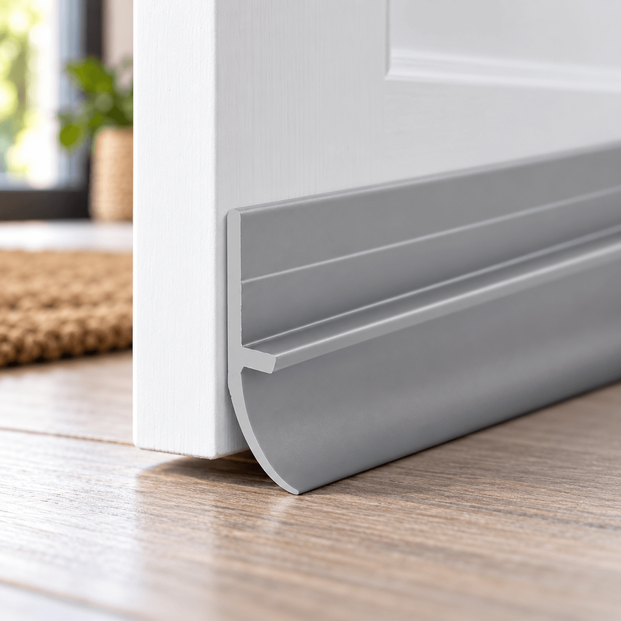Ron Chắn Cửa Màu Xám, Ron Chặn Khe Cửa Hạn Chế Bụi, Côn Trùng Tiện Lợi