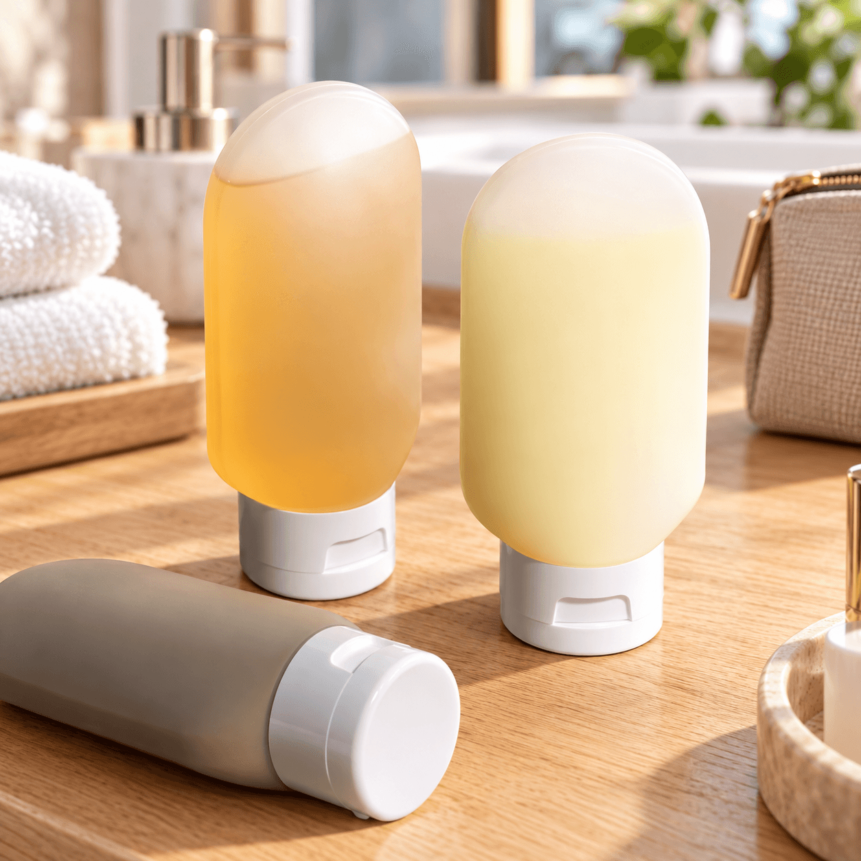 Bộ 3 Lọ Chiết Mỹ Phẩm, Chai Chiết Du Lịch Nhỏ Gọn Tiện Lợi