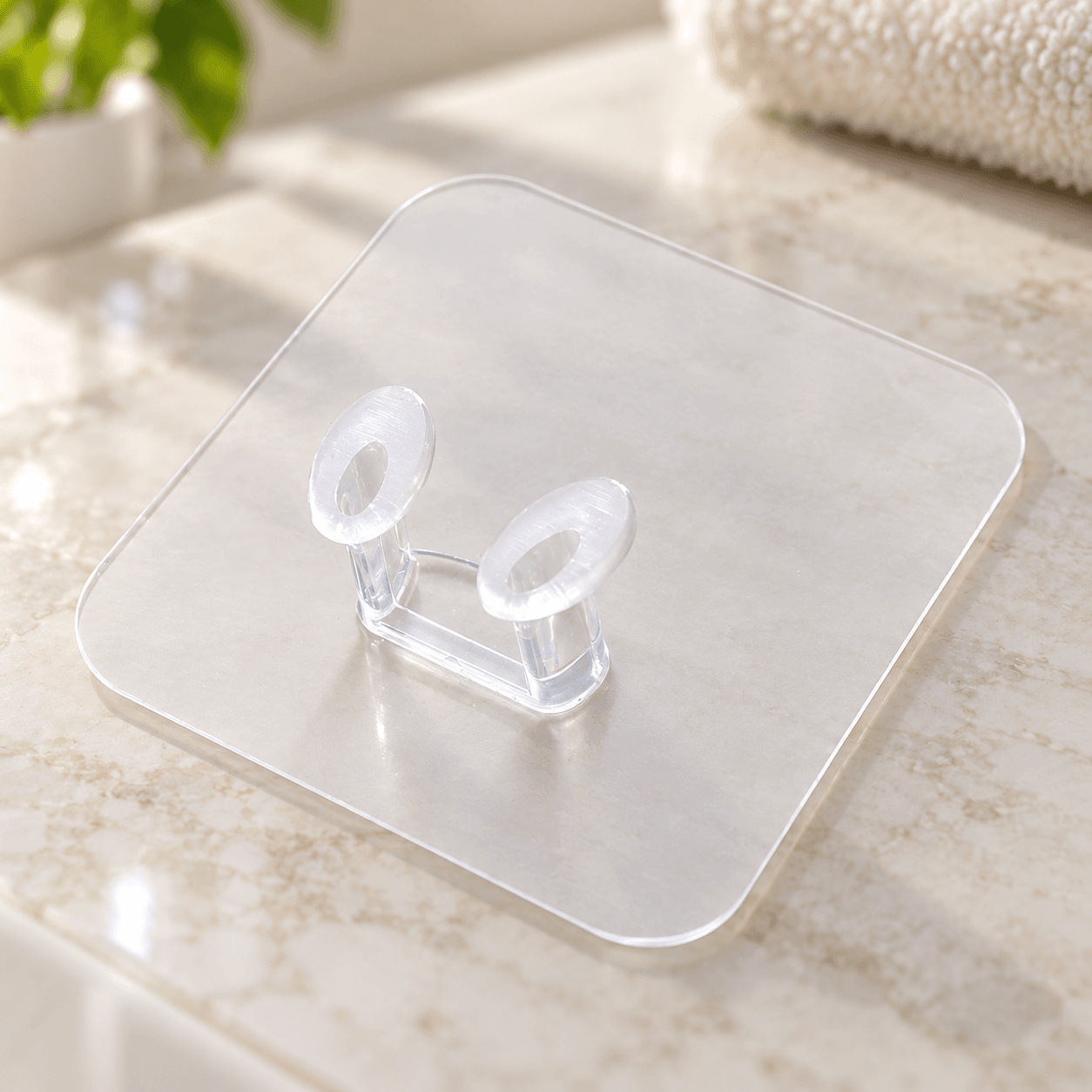 Miếng Dán Treo Đầu Dây Điện Trong Suốt, Móc Cố Định Dây Điện Tiện Lợi