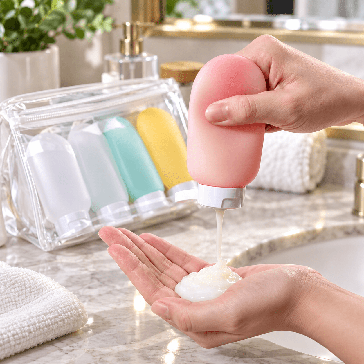 Bộ 3 Lọ Chiết Mỹ Phẩm, Chai Chiết Du Lịch Nhỏ Gọn Tiện Lợi
