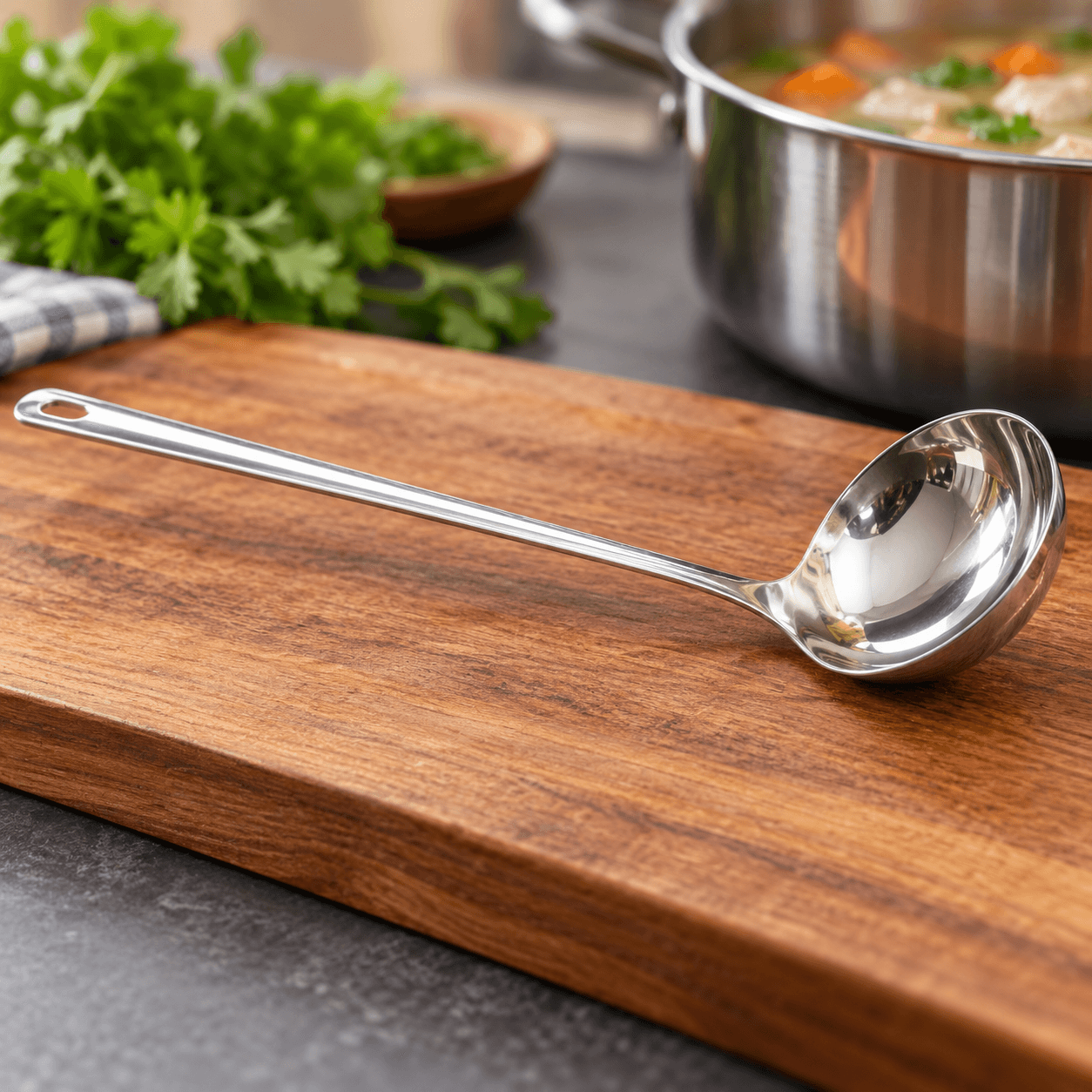 Vá Canh Table Ware 27cm, Muôi Múc Canh Nhà Bếp