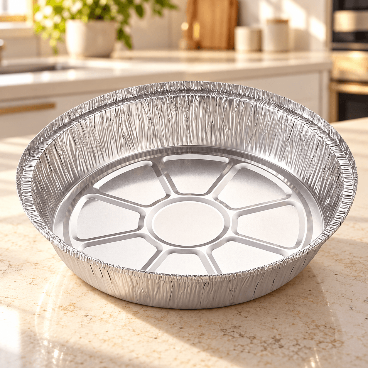 Dĩa Bạc Nồi Chiên Không Dầu 22cm, Khay Giấy Bạc Lót Nồi Chiên