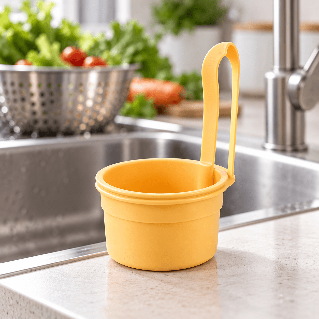 Giỏ Lọc Rác Treo Vòi Nước 2 Trong 1, Giỏ Lọc Bồn Rửa Chén