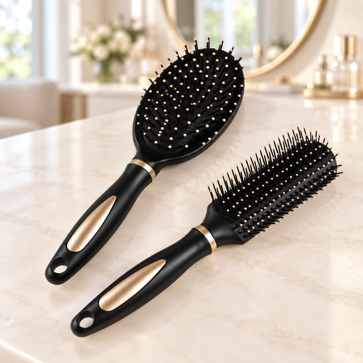 Bộ 3 Lược Chải Tóc Gỡ Rối, Lược Tạo Kiểu Tóc Đa Năng