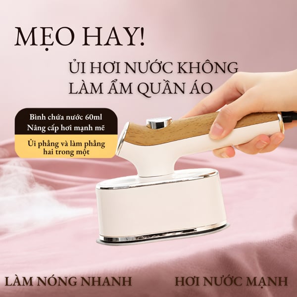 Bàn Ủi Quần Áo YANG ZI, Bàn Là Hơi Nước Cầm Tay Nhỏ Gọn Tiện Lợi