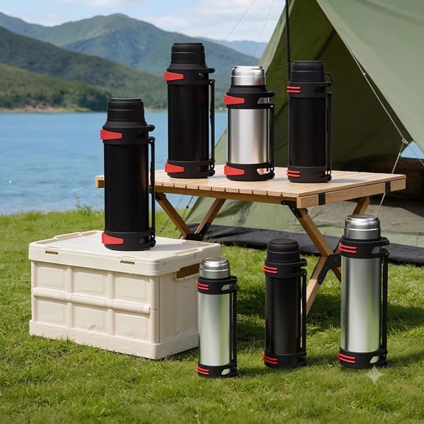 BÌNH GIỮ NHIỆT RH-0518 DUNG TÍCH 2000ML CÓ QUAI XÁCH, BÌNH NƯỚC CỠ LỚN GIỮ NÓNG LẠNH 24H