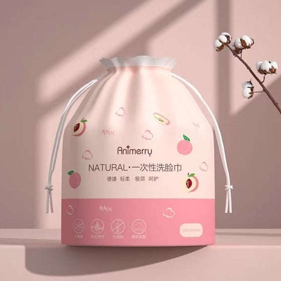 Túi Khăn Giấy Khô ANIMERRY Túi Trái Đào, Khăn Giấy Đa Năng Tiện Lợi