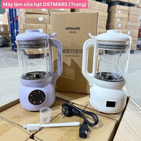 Máy Làm Sữa Hạt OSTMARS Xay Nấu Đa Năng – Xay Nấu Tự Động, Làm Sữa Hạt, Cháo, Sinh Tố