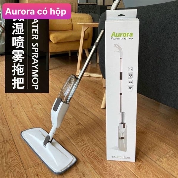 Cây Lau Nhà Phun Sương Aurora, Chổi Lau Sàn Có Bình Xịt Nước Tiện Lợi